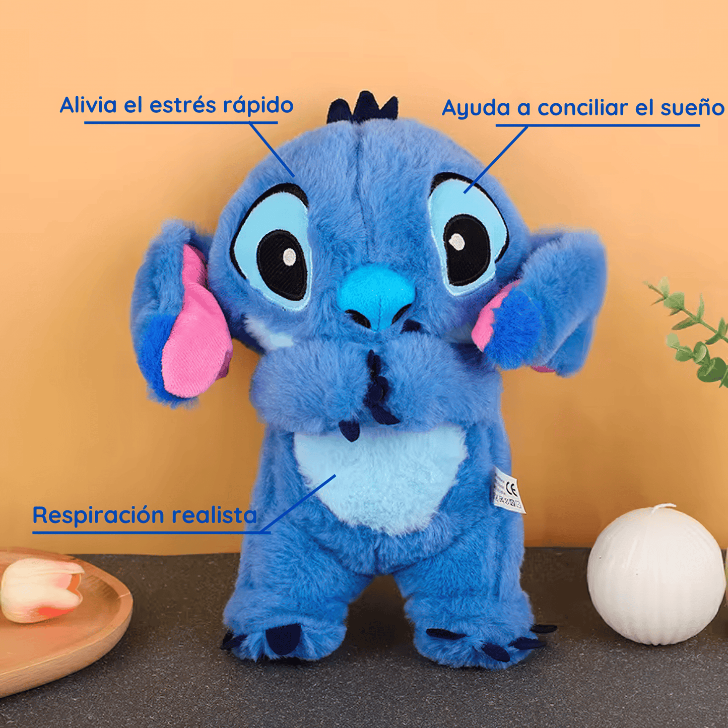 Peluche que respira para aliviar el estrés